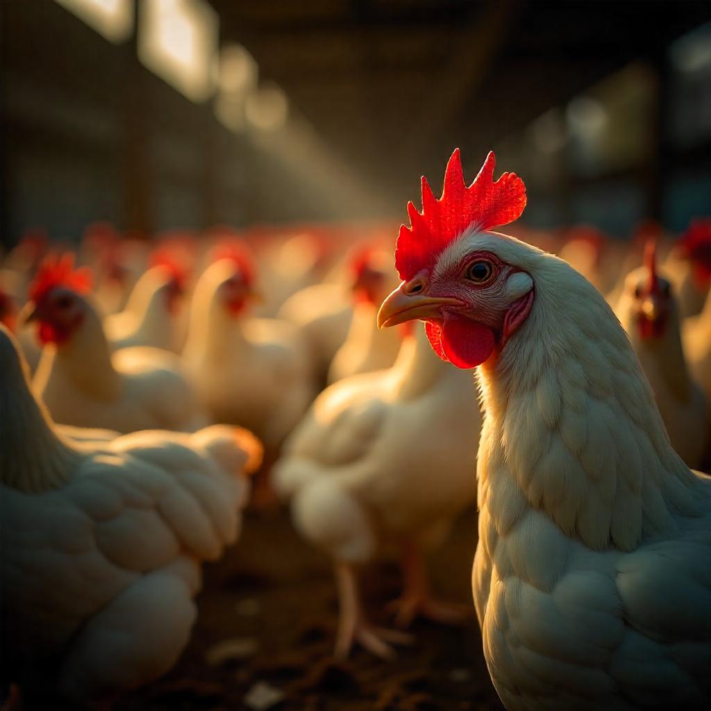 Broiler Chicken Farming at Gondal Protein Farms